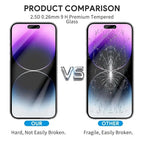 Tempered Glass Screen Protector For iPhone16 15 14 13 12 11 Pro Max X XS lot