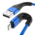 Braided Fast Charger Cable Heavy Duty USB lot Cord For iPhone 14 13 12 11 X XR 8