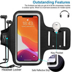 Waterproof Armband Case Sports Running Exercise Arm Band Phone Holder / Key Bag
