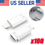 USB Type C Female to iOS Male Adapter For iPhone 14/13/12/11/XR<wbr/>/XS/SE 3 lot