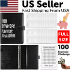 100 Envelope Challenge Budget Planner $5,050 Money Saving Cash Challenge Book