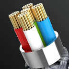 60W USB-C to USB-C Cable Fast Charger lot PD Nylon Cord For iPhone 16 Samsung