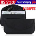 1-100Pack Faraday Bag Cell Phone Wallet Blocker Radiation Signal Shielding lot