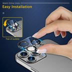 3x For iPhone 15 14 13 12 11 Pro Max Tempered Glass Camera Lens Cover Protector