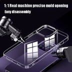 For iPhone17 16 15 14 13 12Pro Max Mini Soft Silicone Clear Cover Shockproof lot