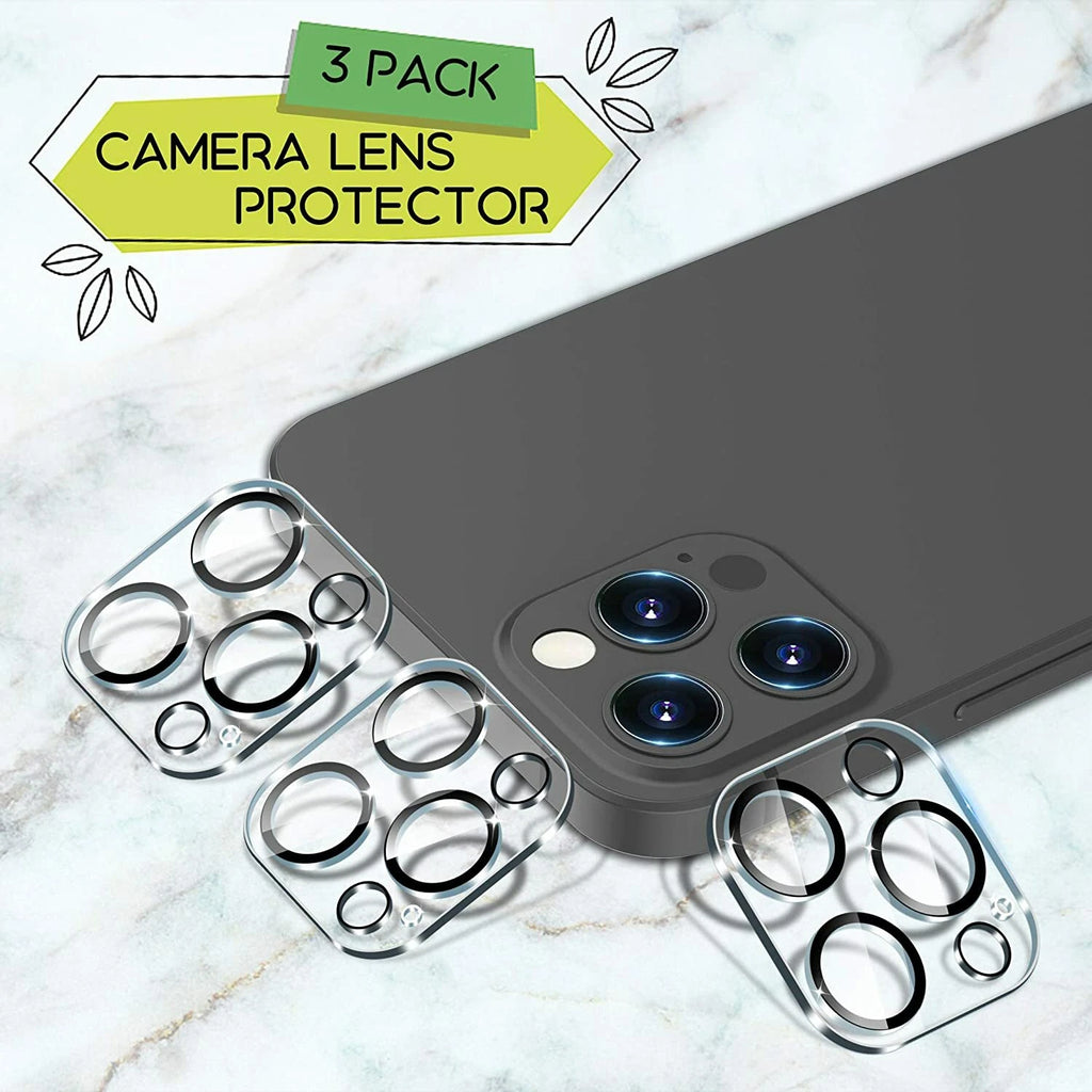 3x For iPhone 15 14 13 12 11 Pro Max Tempered Glass Camera Lens Cover Protector