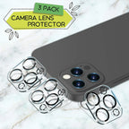 3x For iPhone 15 14 13 12 11 Pro Max Tempered Glass Camera Lens Cover Protector