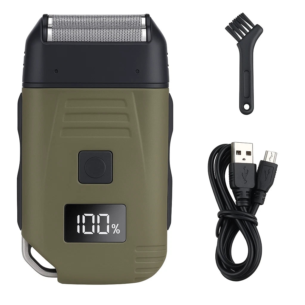 Mens USB Electric Shaver Trimmer Razor Rechargeable Hair Beard Shaving Machine
