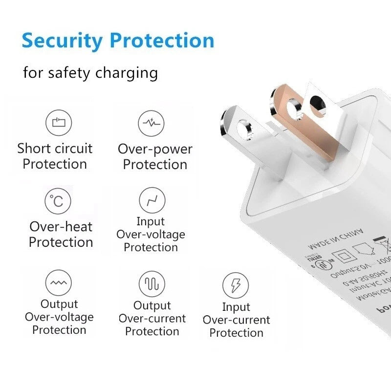 1-5Pack Universal 5V 1A US Plug USB A Wall Charger Power Adapter For Smart Phone