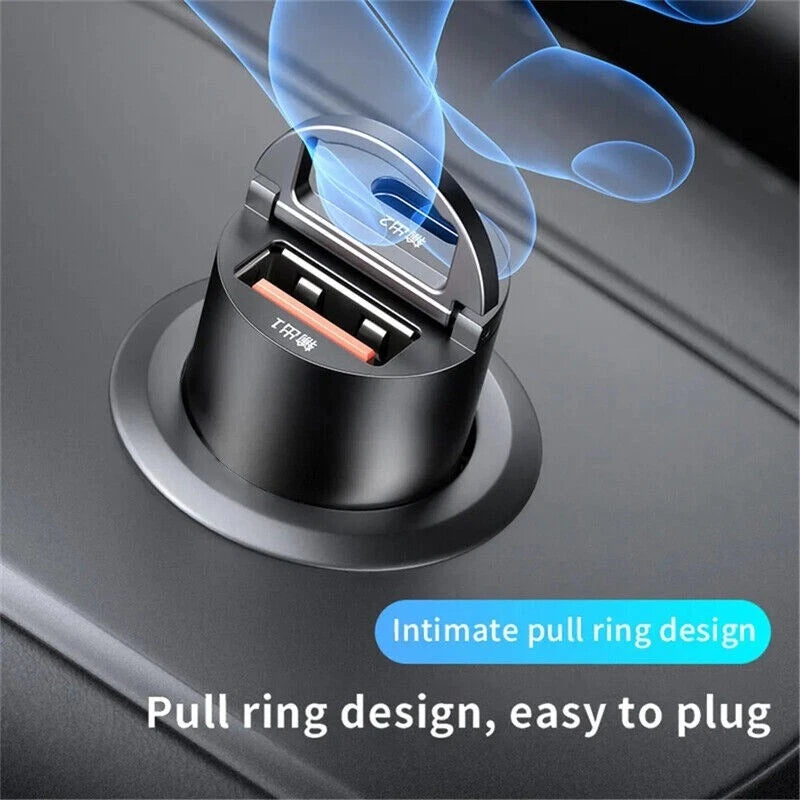 2 Port USB Super Fast Car Charger Adapter For iPhone Samsung Android Cell Phone
