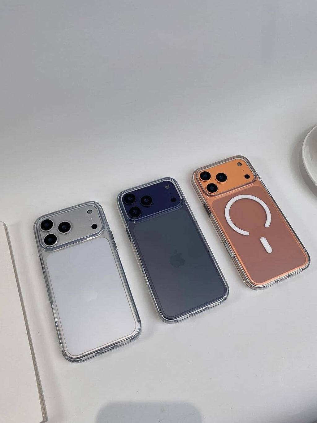 For iPhone17 16 15 14 13 12Pro Max Mini Soft Silicone Clear Cover Shockproof lot