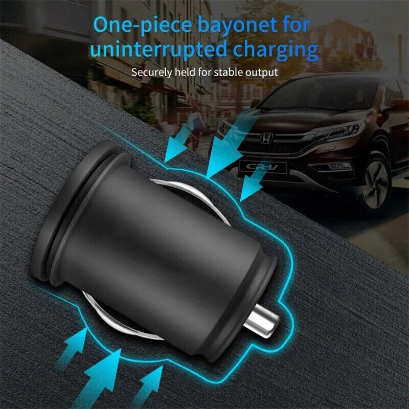 2 Port USB Super Fast Car Charger Adapter For iPhone Samsung Android Cell Phone