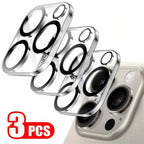 3x For iPhone 15 14 13 12 11 Pro Max Tempered Glass Camera Lens Cover Protector