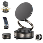 360° Vacuum Magnetic Phone Holder- Suction Cup Car Mount with Foldable Stand LOT