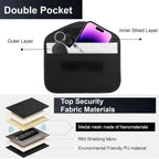 1-100Pack Faraday Bag Cell Phone Wallet Blocker Radiation Signal Shielding lot