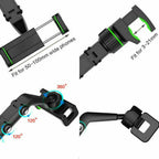 360°Car Rearview Mirror Rotation Adjustable Phone Holder Mount Multifunction LOT