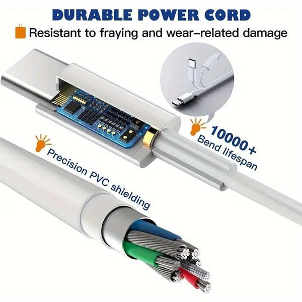 IPhone 15 16 Pro Max Plus USB-C to USB-C Cable Fast Charging PD Type C Cord lot