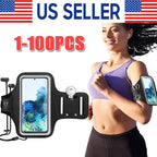 Waterproof Armband Case Sports Running Exercise Arm Band Phone Holder KeyBag LOT