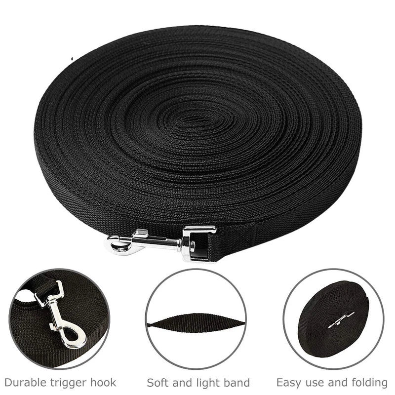 Dog Leash Long Obedience Recall Foot Feet Training Lead 6/15/23/33/50/<wbr/>100 FT