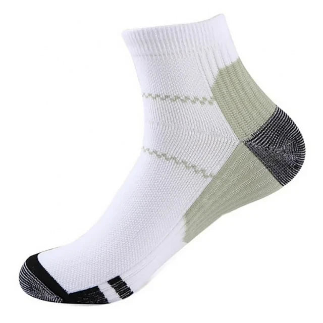5 Pairs Compression Socks Plantar Fasciitis Arch Ankle Running Support Men Women