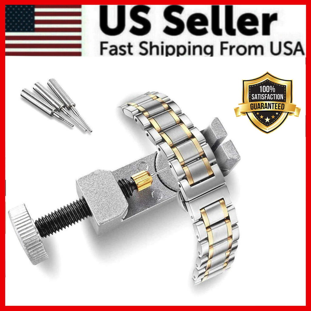 New Metal Adjustable Watch Band Strap Bracelet Link Pin Remover Repair Tool Kit