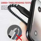 Lot USB-A to Type-C Fast Charging Data SYNC Charger Cable Cord 3/6FT LONG