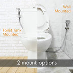 Toilet Shattaf Adapter Hose Bidet Spray Stainless Steel Handheld Shower Head US