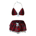 Sexy Lingerie School Girl Sleepwear Dress Nightwear Underwear Babydoll Women US