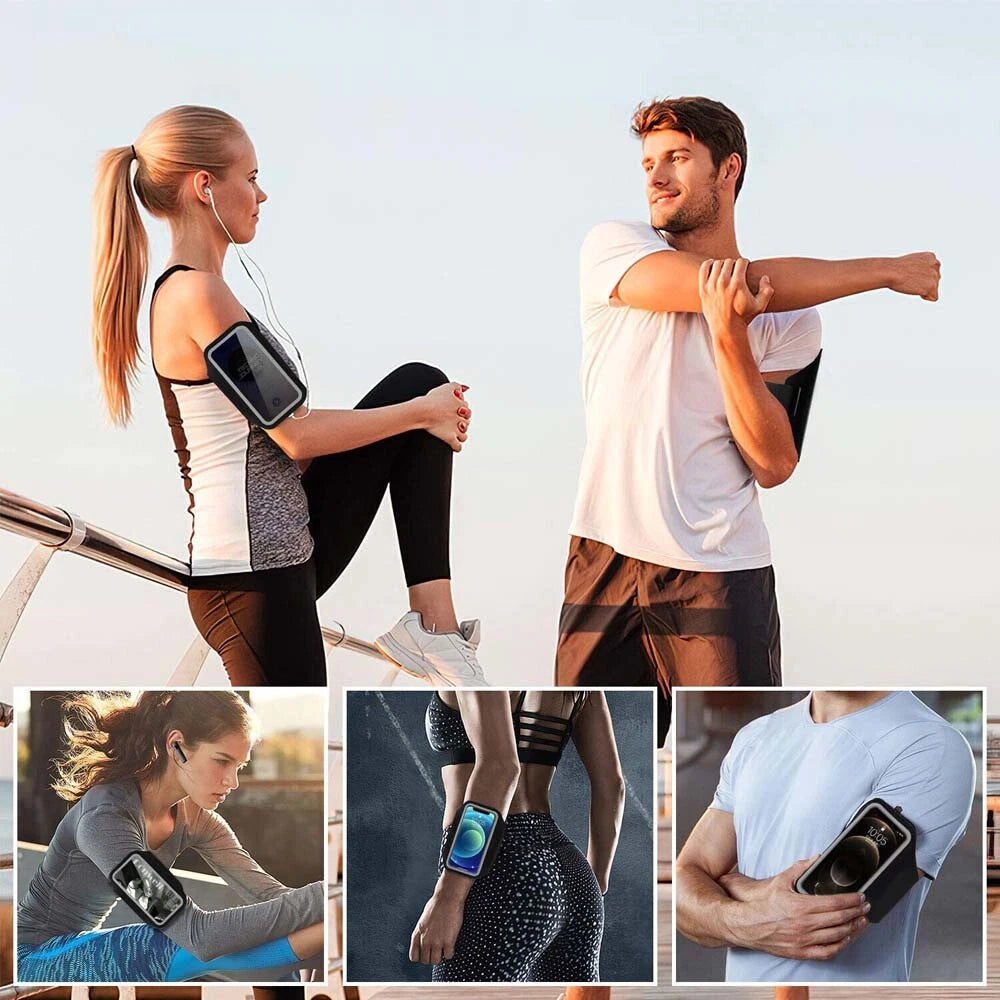 Waterproof Armband Case Sports Running Exercise Arm Band Phone Holder / Key Bag