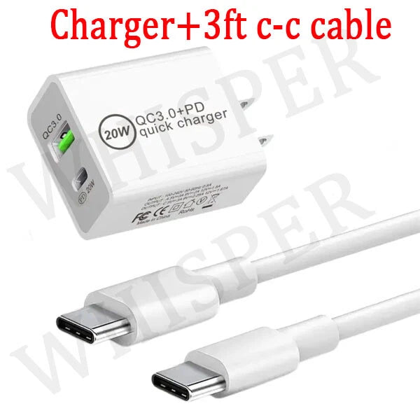 IPhone 15 16 Pro Max Plus USB-C to USB-C Cable Fast Charging PD Type C Cord lot