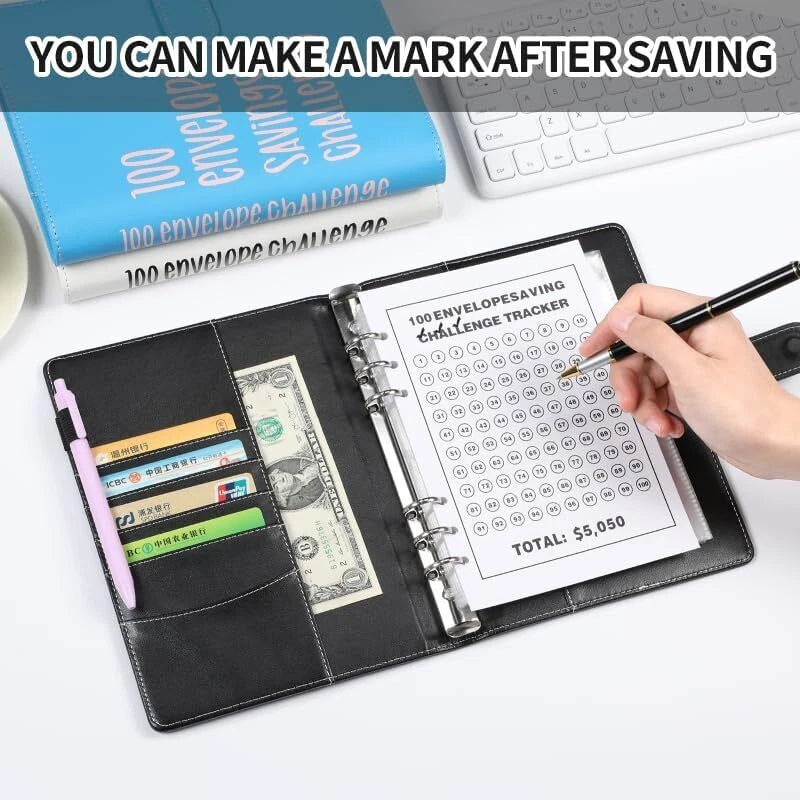 100 Envelope Challenge Budget Planner $5,050 Money Saving Cash Challenge Book
