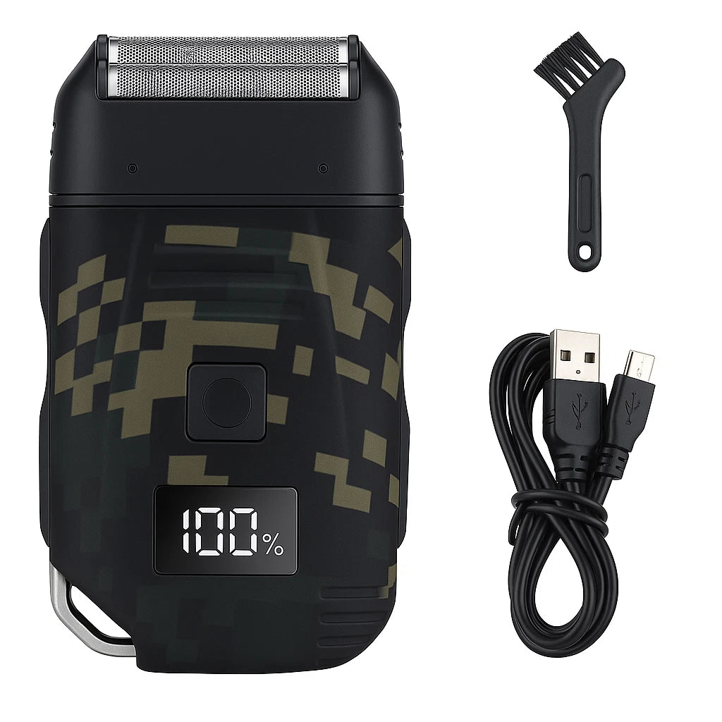 Mens USB Electric Shaver Trimmer Razor Rechargeable Hair Beard Shaving Machine