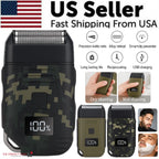 Mens USB Electric Shaver Trimmer Razor Rechargeable Hair Beard Shaving Machine