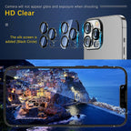 3x For iPhone 15 14 13 12 11 Pro Max Tempered Glass Camera Lens Cover Protector