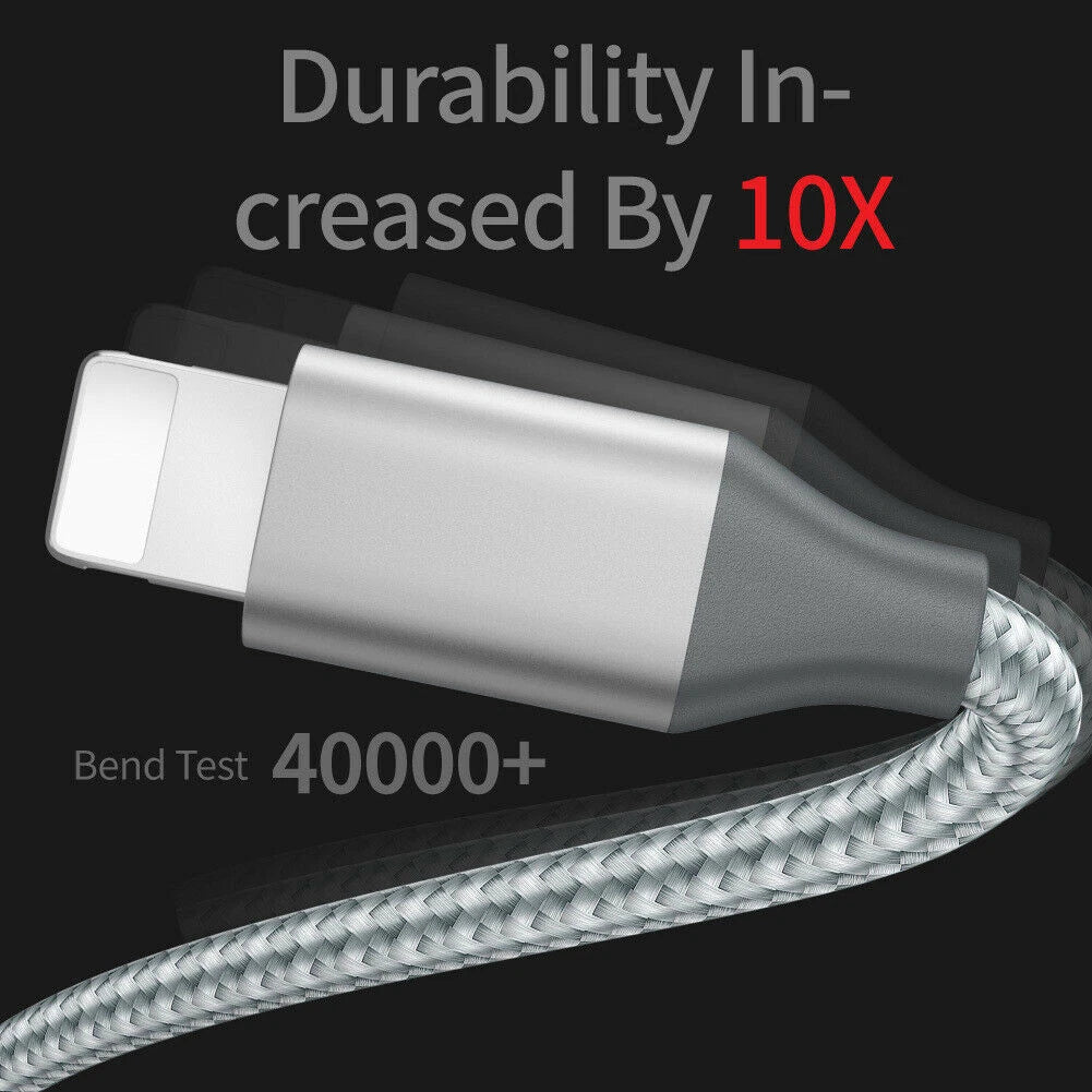 Fast Charger Cable Heavy Duty For iPhone14 13 12 11 X XR Charging Cord Wholesale