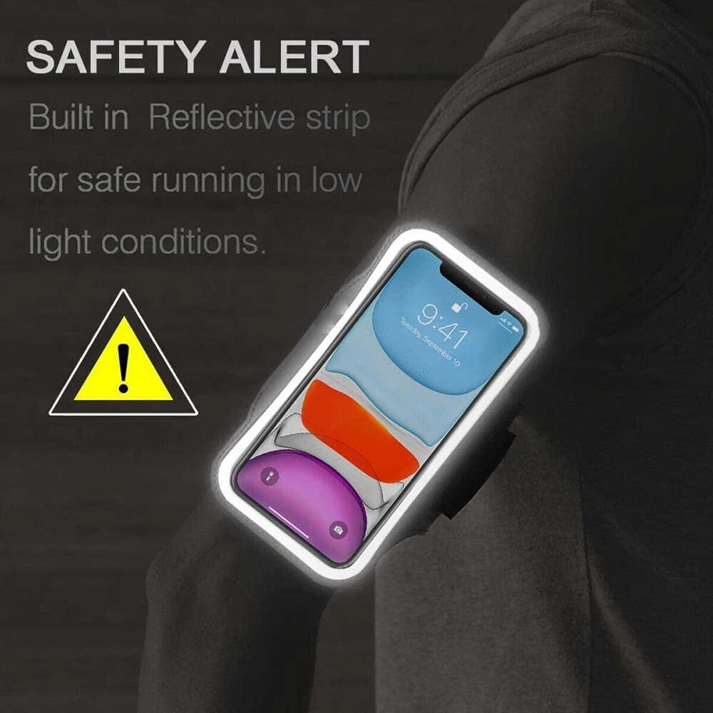 Waterproof Armband Case Sports Running Exercise Arm Band Phone Holder KeyBag LOT