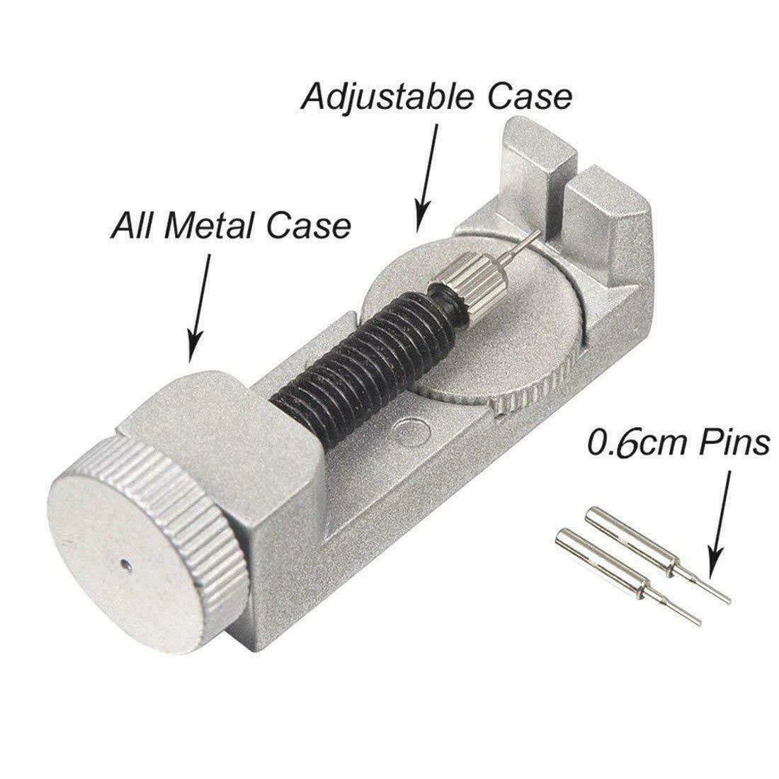 New Metal Adjustable Watch Band Strap Bracelet Link Pin Remover Repair Tool Kit