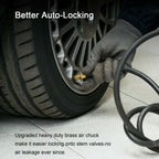 4 x Air Chuck Heavy Duty Open Flow Lock On Tire Chuck W/ Clip for Inflator Gauge