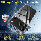For iPhone17 16 15 14 13 12Pro Max Mini Soft Silicone Clear Cover Shockproof lot