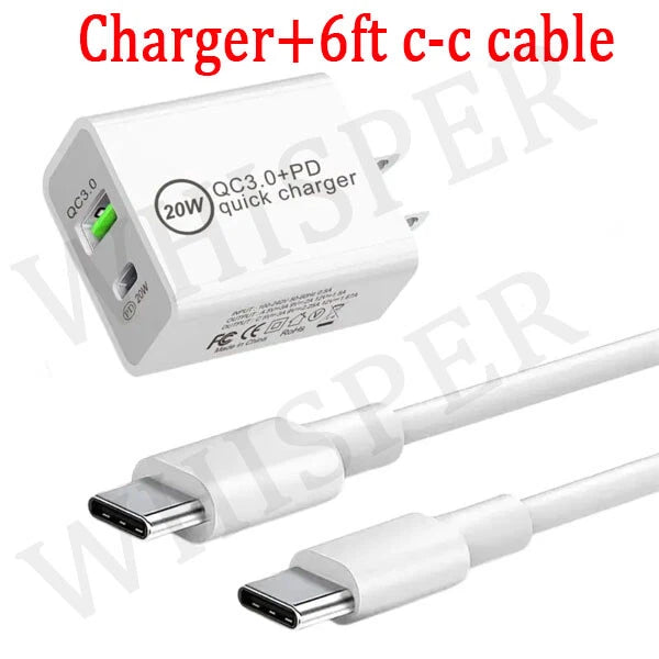 IPhone 15 16 Pro Max Plus USB-C to USB-C Cable Fast Charging PD Type C Cord lot
