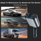 Retractable Car Charger 4 in 1 Fast Car Phone Charger 120W With USB Type C LOT