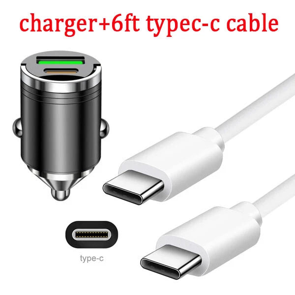 2 Port USB Super Fast Car Charger Adapter For iPhone Samsung Android Cell Phone