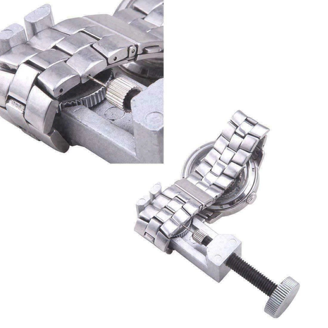 New Metal Adjustable Watch Band Strap Bracelet Link Pin Remover Repair Tool Kit