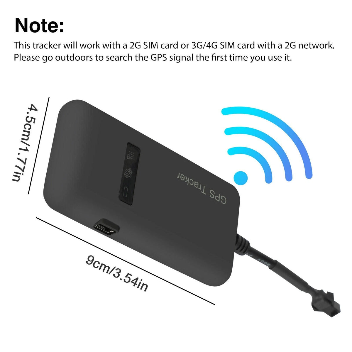 GPS Tracker Real-time Tracking Locator Device GPRS GSM Car/Motorcycle Anti Theft