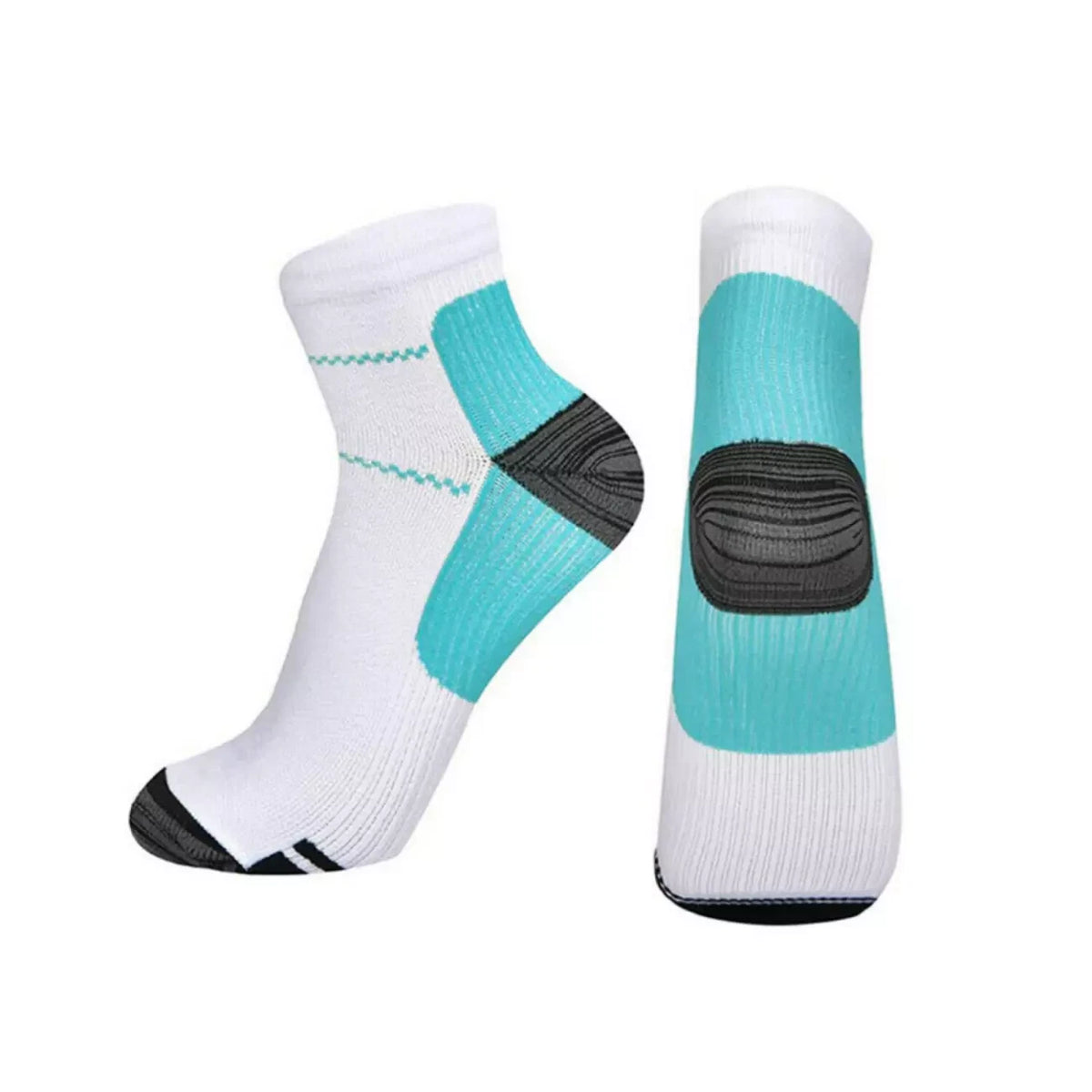 5 Pairs Compression Socks Plantar Fasciitis Arch Ankle Running Support Men Women