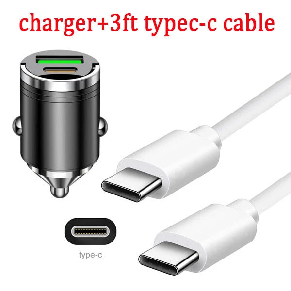 2 Port USB Super Fast Car Charger Adapter For iPhone Samsung Android Cell Phone