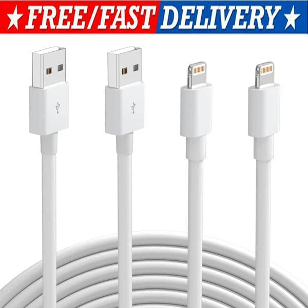 Fast Charging Cable USB Lead 6ft Charger Cord For iPhone 13 12 11 X XR 8 7 6 5