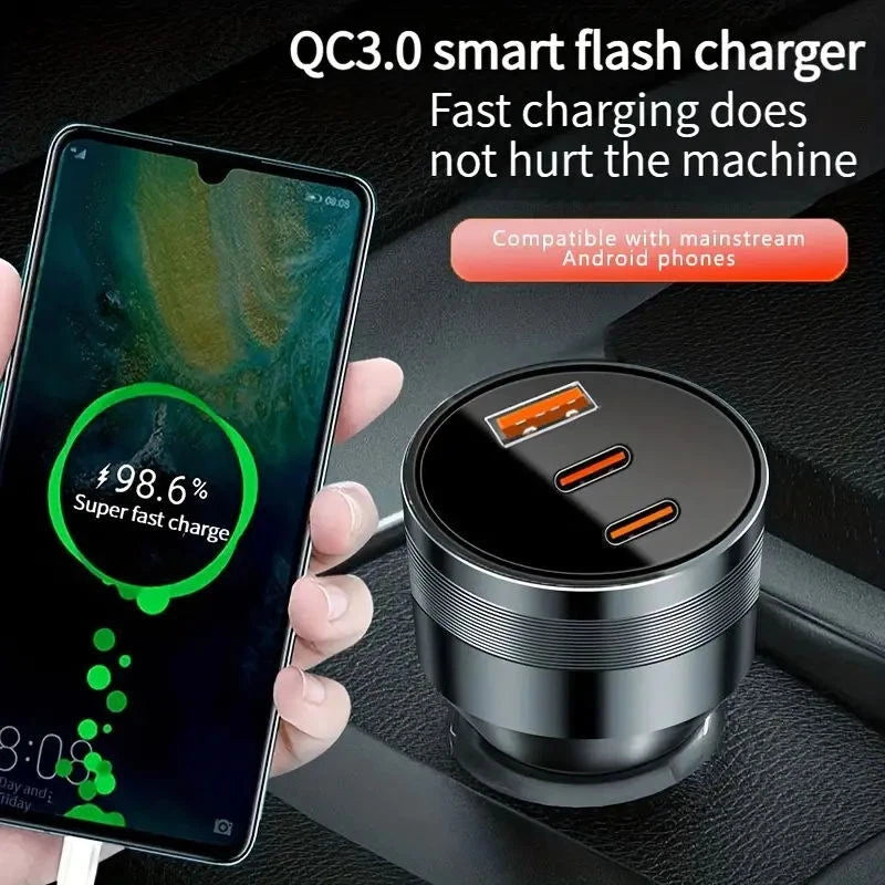 30W Fast Charge USB PD Type-C Car Charger Adapter For iPhone 15 14 13 12 Pro Max